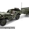 Cararama Jeep NECAF 1/4 Ton, oliv, 1955, NL, 1:43, Online