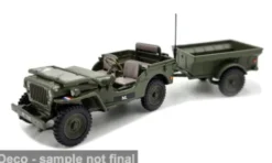 Cararama Jeep NECAF 1/4 Ton, oliv, 1955, NL, 1:43, Online