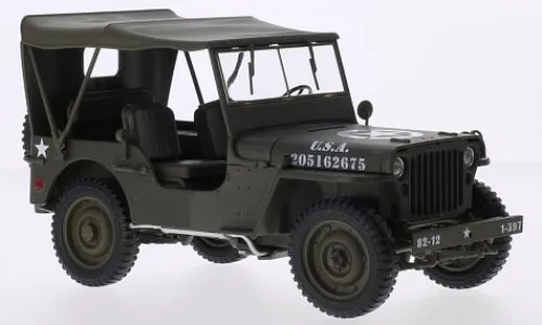 Welly Jeep Willys, oliv, U.S. Army, 1:18,