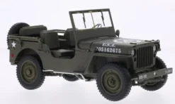 Welly Jeep Willys, oliv, U.S. Army, 1:18, Sale