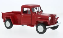 Welly Jeep Willys, rot, 1947, 1:24, New