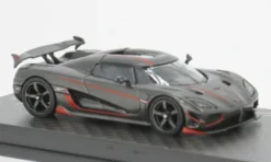 Tarmac Works Koenigsegg Agera RS, carbon/rot, 1:64, Outlet