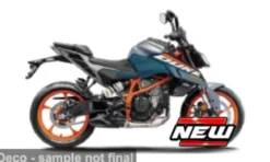 Maisto KTM 390 Duke, blau/grau, 1:18, Hot