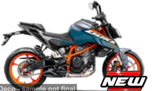Maisto KTM 390 Duke, blau/orange, 1:12, New