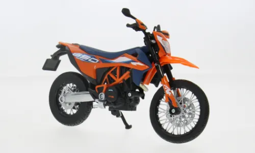 Maisto KTM 690 SMC R, orange/blau, 1:12, Hot