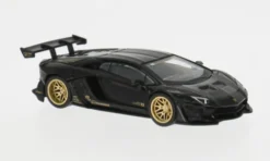Mini GT Lamborghini Aventador, schwarz/gold, 2025, 1:64, Discount
