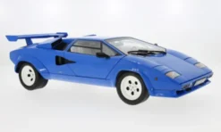 KK Scale Lamborghini Countach LP 5000S QV, blau, 1985, 1:12, Hot