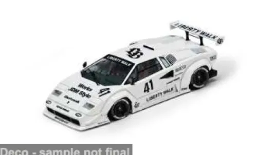 INNO64 Lamborghini Countach, weiss/schwarz, Liberty Walk, 1:64, Discount