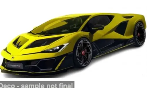 Bburago Lamborghini Fenomeno, gelb/schwarz, 2025, 1:18,