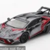 Mini GT Lamborghini Huracan GT Ronin, grau/rot, 2025, 1:64, Clearance
