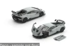 Pop Race Lamborghini Huracan STO, hellgrau, 1:64, Sale