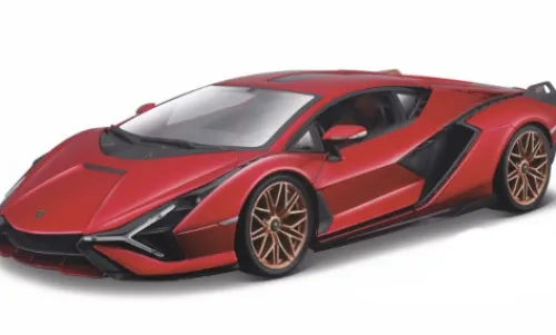 Bburago Lamborghini Sian FKP 37, rot, 2019, 1:18, Outlet