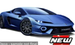 Bburago Lamborghini Temerario, blau, 1:24, New