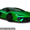 Bburago Lamborghini Temerario, grün, 1:43, Hot