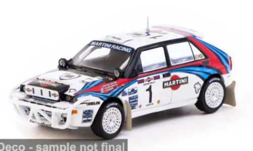 Tarmac Works Lancia Delta HF Integrale, Safari Rally, 1992, Martini Racing, #1, J.Kankkunen/J.Piironen, 1:64, Best