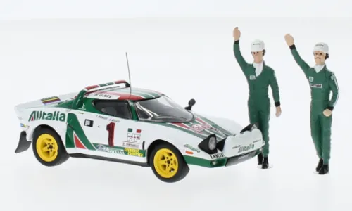 IXO Lancia Stratos HF, Rallye WM, Rallye Monte Carlo, 1977, Alitalia, #1, S.Munari/S.Maiga, 1:43, Sale