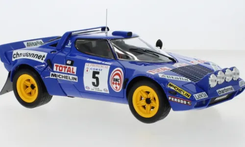 Kyosho Lancia Stratos HF, Rallye WM, Tour de Corse, 1976, Chardonnet, #5, B.Darniche/A.Mahe, 1:18, Online