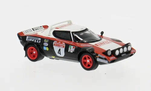 Mini GT Lancia Stratos HF, Rally San Remo, 1978, #4, M.Alen/I.Kivimäki, 1:64, Online