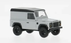 Busch Land Rover Defender 90, hellgrau/schwarz, 1983, 1:87, New