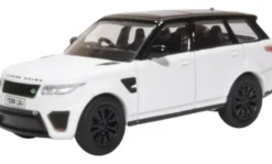 Oxford Land Rover Range Rover Sport SVR, weiss/schwarz, 1:76,