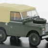Oxford Land Rover Series II SWB Canvas, grün/beige, 1:43, New