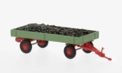 Busch - Landwirtschaftlicher Anhänger, grün/rot, 1958, 1:87, Discount