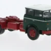 Brekina LIAZ 706 SZM, dunkelgrün/dunkelrot, 1976, 1:87, Hot