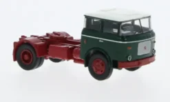 Brekina LIAZ 706 SZM, dunkelgrün/dunkelrot, 1976, 1:87, Hot
