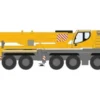 Oxford Liebherr LTM1350-6.1, gelb/grau, 1990, 1:76, Hot