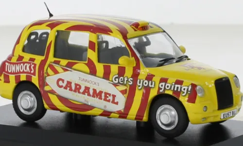 Oxford LTI TX4 Taxi, Tunnocks, 1:43, Hot