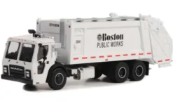 Greenlight Mack LR Rear Loader Refuse Truck, 2020, Boston Public Works, 1:64, Hot