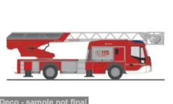 Rietze Magirus DLK 32 n.B., Vigili del Fuoco (IT), 1:87, New