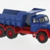 Brekina Magirus Jupiter Kipper, blau/rot, 1960, 1:87, Hot