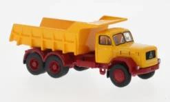 Brekina Magirus Jupiter Kipper, dunkelgelb/dunkelrot, 1960, 1:87,