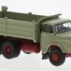 Brekina MAN 26.280 DHAK, grau/dunkelrot, 1972, 1:87, Best