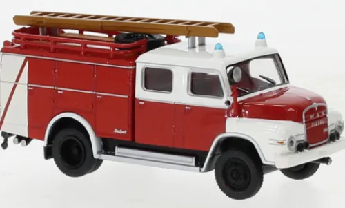 Brekina MAN 450 HA TLF 16, 1960, Feuerwehr Hessen, 1:87, Hot