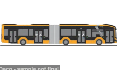 Rietze MAN Lions City 18 E, HEAG mobilo Darmstadt, 1:87, Outlet