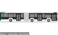 Rietze MAN Lion s City 18, 2018, Rheineifelbus, 1:87, Clearance