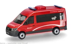 Herpa MAN TEG Bus HD, Feuerwehr Hamburg, 1:87, Discount