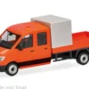 Herpa MAN TGE Doppelkabine, orange, 1:87, Hot