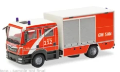 Herpa MAN TGL Euro6 GW-SAN, Berliner Feuerwehr, 1:87, New