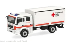 Herpa MAN TGM MzKW, Bayerisches Rotes Kreuz, 1:87, Hot