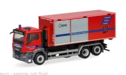 Herpa MAN TGS NN, Feuerwehr Augsburg, 1:87, Hot