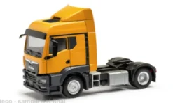 Herpa MAN TGS TM, gelb/schwarz, 1:87, Hot