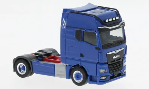 Herpa MAN TGX GX Individual, blau, 1:87, Outlet