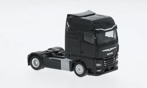 Herpa MAN TGX GX, schwarz, 1:87, Hot
