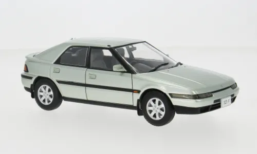 WhiteBox Mazda 323 F, hellgrün, 1989, 1:24, Hot