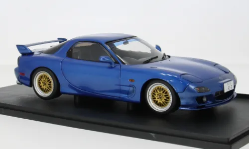 Solido Mazda RX7 (FD3S), blau, 1999, 1:18, New
