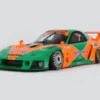 GT Spirit Mazda RX7 (FD3S) LB-Super Silhouette, grün/orange, 2024, 1:18,