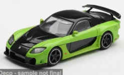 Mini GT Mazda RX-7 (FD) Veilside Fortune7, grün/schwarz, 2012, 1:64, Outlet